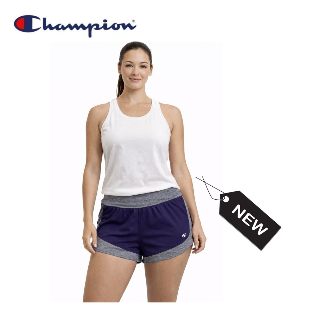 NWT Champion, majestic, purple, athletic shorts women’s size L